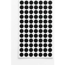 Lexroo Yuvarlak Etiket Siyah 15 mm -1.890 Adet- Renkli Etiketler, Yapışkan Noktalar, Renkli, Çok Amaçlı Etiketler, Renkli Noktalar, Etiketler, Yuvarlak, Kendinden Yapışkanlı Çıkartma