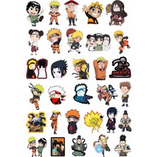 Lexroo Naruto Anime 31'li Sticker Paketi