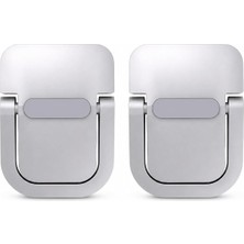 Lexroo Primex PX-AL02 Yapışkanlı Katlanabilir Notebook ve Tablet Yükseltici Mini Stand, Ergonomik Laptop Yükseltme Aparatı, Taşınabilir Masaüstü Telefon, Tablet, Klavye, Notebook Için Çok Amaçlı Stand