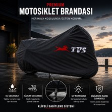 AUTO SOFT Tvs Raider 125 Siyah Motosiklet Branda Su Geçirmez Motor Branda