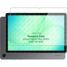Samsung Galaxy Tab A11 Plus 11 Inç Uyumlu X230NZAPTUR Temperli Kırılmaz Cam Ekran Koruyucu