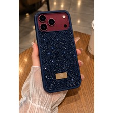 Atech Gsm Iphone 18 Pro Max Uyumlu Premium Taşlı Telefon Kılıfı