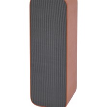 SHAZA Synthetic Leather Akustik Girişli 160W, 85 cm Büyük Boy Hoparlör -Kahverengi