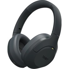 Tribit Quietplus 81, 110 Saat Oynatma Süresi, Anc Rahat Bluetooth Kulak Üstü Kulaklık – Siyah
