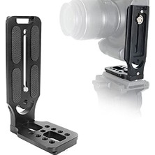 1/4 Inç Tripod Plakası, Arca Swiss Uyumlu, L Açılı Hızlı Değiştirme