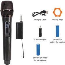 Store Kablosuz Karaoke Mikrofonu 6.35MM Amfi Hoparlör Için ve Sahne Performansı Çok Amaçlı Aktiviteler Için Tak ve Çalıştır Kablosuz Mikrofon Dış Mekan Kullanıma Uygun Wn-03 (Tekli Mikrofon)