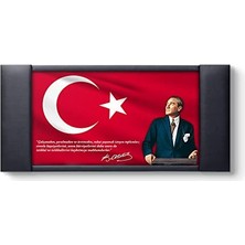 Atatürk Resimli Makam Panosu, 200 x 100