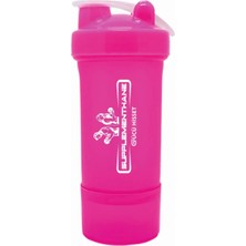 Supplementhane Fitness Smart Shaker 550 ml + Toz Saklama Kablı - Pembe
