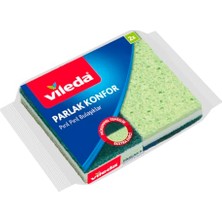 Konfor Düz Sünger, Ekstra Emici, 2'li Paket