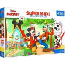 Trefl Primo Puzzle Super Maxi Mickey Çift Taraflı 3in1 24 Parça 3+