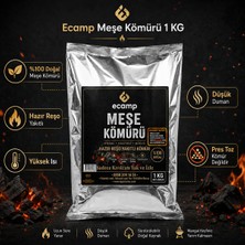 Ecamp 100% Doğal Tek Kibritle Tutuşan Meşe Kömürü 1 kg
