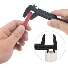 Khi-Zai Hassas Plastik Kumpas 150MM - Çift Skalalı (Mm/inç) Verniyeli Ölçü Aleti