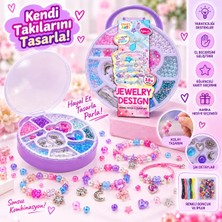 Craft and Arts Takı Seti Takı Dünyası Boncuk Kutusu Kendin Tasarla 15+ Takı Hobi Seti 6+
