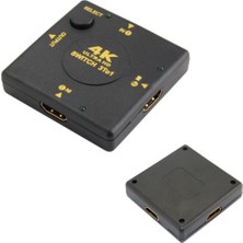 Store 4K Ultra Hd Destekli HDMI Çoklayıcı Switch 3 Port Çoğaltıcı UHD