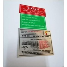Khi-Zai Dks Motor Panel Etiketi Takım ile Uyumlu