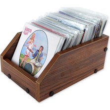 Khi-Zai Ahşap 7" Plak Kasası (Ceviz)