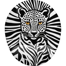 Khi-Zai Leopar Desenli Bilek Destekli Mouse Pad