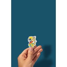 Khi-Zai The Simpsons Sticker Paketi/bullet Journal Defter Çıkartma Ajanda Laptop Etiket