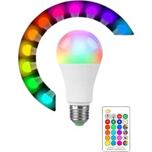 Store Akıllı Rgb LED Ampul LED Uzaktan Kumandalı Renk Değiştiren Ampul