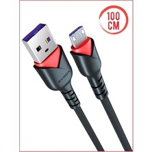 C91 2.0 Mah Micro 1 mt Güç Desenli Kablo Araç Şarjı, Standart