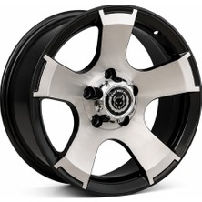 Black Wolf 366 16X8.0 5X114.3 Et+25 Black Diomand
