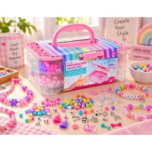 Craft and Arts Takı Seti 51013979 Takı Tasarım Kutusu Kendin Tasarla 400+ Boncuk Hobi Seti 6+