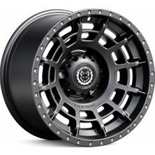 Black Wolf 1071 16X10 5X120 Et-44 Matte Gun Metal