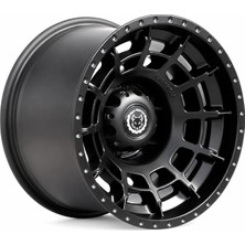 Black Wolf 1071 16X10 5X127 Et-44 Matte Black