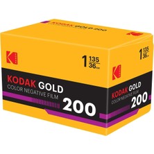 Store 1 Kodak GOLD200 35MM 36 Poz Renkli Negatif Analog Fotoğraf Filmi (135) Iso 200 Gün Işığı Retro 1980S