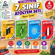 Arı Yayıncılık 7. Sınıf Arı Atölyem 4'lü Set – Türkçe, Fen Bilimleri, Matematik, Sosyal Bilgiler Hediye: Setin Yanında Serve Deep Versatil (Uçlu) Kalem Hediyedir!