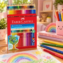 Faber -Castell 36 Renk Kuru Boya Kalemi Karton Kutu