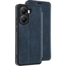 Store Xiaomi Poco X7 Pro Kılıf Flip Cover - Lacivert