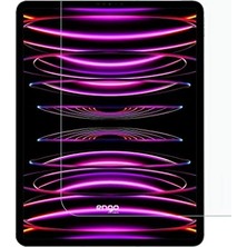 Apple iPad Pro 12.9 Inç 6. Nesil Uyumlu 9h Temperli Kırılmaz Esnek Nano Cam Ekran Koruyucu, Çizilmeye ve Darbeye Dayanıklı, Hd Şeffaf 2022