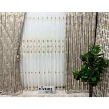 Store Bella 1/3 Sık Pileli Tül Perde 200 x 250