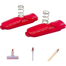 Store Dyson V8, V10, V11, V15 ile Uyumlu Boru ve Emici Başlık Butonu, Yaylı Mandal