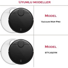 Store 7 Parça Vacuum Mop Pro ile Uyumlu Beyaz Yan Fırçalı Ultra Set, Xiaomi Vacuum Mop P STYTJ02YM Viomi V2 Viomi V2 Pro Viomi V3 Viomi Se ile Uyumlu Beyaz Yan Fırçalı Ultra Set