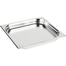 Paslanmaz Çelik Gastronom/gastronorm Küvet Gn 2/3-40 (35,4 x 32,5 x 4 Cm)