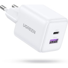 Aydogan's 30W Gan Hızlı Şarj Cihazı 2 Portlu, 1xusb-A, 1xusb-C, Beyaz, 65015