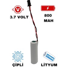 Aydogan's 3.7 Volt 800 Mah Şarj Edilebilir Şarjlı Pil Kumandalı Araba ve Oyuncaklarla Uyumlu Yedek Pil