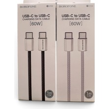 Aydogan's Store Usb-C To Usb-C 2 Adet Hızlı Şarj Kablosu Type-C 60W Pd, 1m Örgülü Şarj Kablosu Usb-C Cihazlarla Uyumlu - St