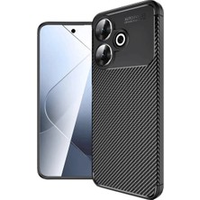 Store Xiaomi Redmi 13 4g Kılıf Auto Focus Karbon Kapak - Siyah