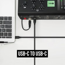 Aydogan's SC17, Usb-C/usb-C Flat Kablo, 1.5 Metre