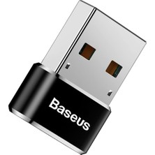 Aydogan's Bilgisayar/telefon Mini Hub Adaptörü, Siyah, 3A, Giriş: USB Type A 2.0, Çıkış: USB Type C,seyahat Boy, Hafif