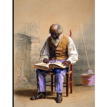 Reading The Scriptures Art Cover Sketchbook: Inches 100 Pages Large Sketch Book Journal Art Cover Design, 8.5 x 11, Sketching Or Doodling, For Drawing, Writing, Painting