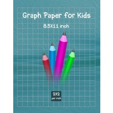 Graph Paper For Kids: Graph Paper For Kids Ages 4-8 Years Old
