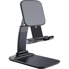 Uzayıp Kısayabilen Kaymaz Pad Masaüstü Telefon Tutucu ve Tablet Standı, Yükseklik Ayarlı