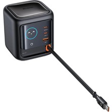 Aydogan's CH-1391 Freego Pro 100W Power Station Geri Çekilebilir Kablolu Şarj Adaptörü