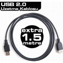 Aydogan's DK-CB-USB2EXTL150 1.5 M USB 2.0 Uzatma Kablosu