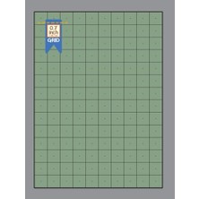 Grid Paper With A Dot In The Center: 0,7 x 0.7 Inch Grid Pattern Notebook For Work; Study, Draw, Sketch, Notes, Handwriting Practice, Korean, Japanese, Chinese Character