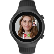 Aydogan's Watch 5s Çocuk Akıllı Saat - Görüntülü Arama, Gps, Sos, Sağlık Takibi, Nabız Ölçer, Spo2ölçer, Güvenli Alan, Adımsayar, Gorilla Glass Dokunmatik Ekran, Güvenli Liste, IP67 Suya Dayanıklı (Siyah)